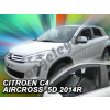 Deflektory na okná pre Citroen C4 Aircross, 4ks