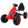 Gokart s pedálmi Inlea4Fun STRONG - červený