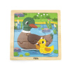 Puzzle na podstavci Viga 44621 9 dielikov - kačka