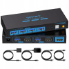 Przełącznik Switch Kvm Usb 3.0 Box 2x Hdmi 4K Dva monitory Vpfet Vp-sw200