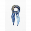 Dámský šátek DESIGUAL 25SAWA55 5175 FOU CAMOUFLAGE CARRE 5175 BLUE velikost U