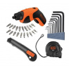 BLACK+DECKER - 3,6V AKU skrutkovač, USB kábel, s príslušenstvom CS3651LCA35-QW