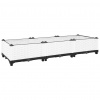 vidaXL Vyvýšený záhon 120x40x23 cm polypropylén - Biela - 119196-65859