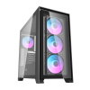 Sklenená počítačová skriňa Darkflash DRX90 (čierna) DRX90 Glass Black