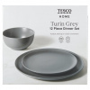 Tesco Home Turin Grey obedová súprava 12 ks