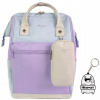 Himawari mestský batoh fialový