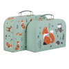 A Little Lovely Company Sada dvoch kufríkov Kamaráti z lesa