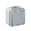 GO Plexo NEW n.o. spínač č.7 sivá IP55 069716L komplet