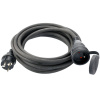 FESTA® INDUSTRY Kabel prodlužovací venkovní, 5m, 1 zás., 3x1,5mm, černý, IP44, FESTA INDUSTRY
