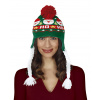 Vianočná čiapka s vrkočmi Mikuláš