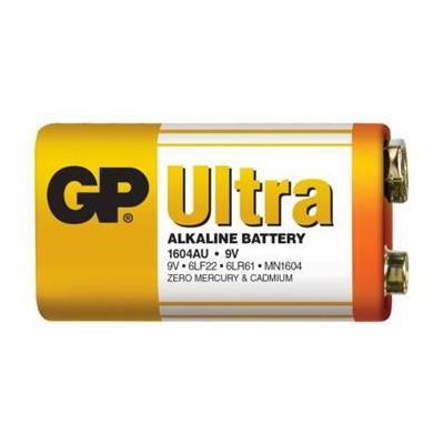 Baterie GP Ultra Alkaline 9VA, 9V 1ks