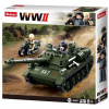 Stavebnica Sluban WWII M38-B0687 Sovietske samohybné delo SU-85 - Stíhač tankov (M38-B0687)