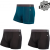 Pánské funkční boxerky SENSOR Coolmax tech černá/černá/modrá Velikost: M, Barva: Modrá