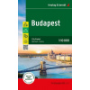 Budapešť 1:10 000 mapa města