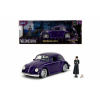 Jada Wednesday auto 1972 VW Beetle 1:24 a figúrka Wednesday