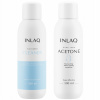 INLAQ Cleaner + Acetón 100 % Pure 2x 500ml Odstraňovač a Odmasťovač na Hybridné Laky