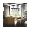 Luster Briloner Black Steel 4xE27 40 W čierny