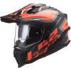 LS2 MX701 EXPLORER ALTER MATT BLACK FL.ORANGE XL