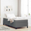 zahrada-XL Posteľ s pružinovým rámom Svetlo šedá a biela 203 x 80 x 60 cm 3337432