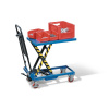 Zdvíhací stolný vozík HTW 15 s jednoduchými nožnicami, 70 x 45 cm, nosnosť 150 kg