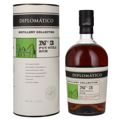 Diplomatico Distillery Collection No.3 Pot Still 47% 0,7 l (tuba)