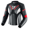 Bunda kožená REBELHORN REBEL LADY BLACK / FLO RED / WHITE D32