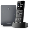 Yealink W77P DECT System (W70 Basis + W5) bezdrôtový VoIP telefón handsfree, kompatibilný s naslúchadlami farebný displej čierna; 1302027
