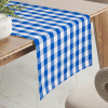 Biante Teflónový behúň na stôl TF-070 Modro-biela kocka 45x160 cm