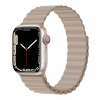 Devia remienok Deluxe Series Sport3 Silicone Magnet Band 44/45/46mm - Khaki 6938595364877