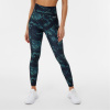 Everlast Contour Panel Leggings Womens Strobe Print 8 (36)