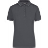 James & Nicholson | JN 568, Dámske žerzejové elastické polo, šedá graphite - biela, M