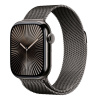 Apple Watch Series 10 GPS + Cellular 46mm Břidlicově šedý titan s břidlicově šedým milánským tahem - S/M