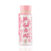 Fľaša plastová Equa Think Pink 0,6 l - priehľadná-ružová