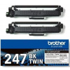 toner BROTHER TN-247 Black kit (2ks) HL-L3210CW/L3270CDW, DCP-L3510CDW/L3550CDW, MFC-L3730CDN/L3770CDW (2x 3000 str.) (TN247BKTWIN)