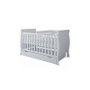 Postieľka 140/70 cm Francesca - biela - 3v1 so šuplíkom