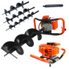 MAR-POL M84000/3 Motorový zemní vrták 2.3 kW + vrtáky 100, 150, 200mm