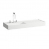 Laufen Kartell - Umývadlo, 120x46 cm, biela-s 3 otvormi na batériu, bez prepadu, s LCC H8133324001581