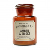 Paddywax Vonná sviečka Apothecary Amber / Smoke 226 g