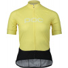 POC W's Essential Road Logo jersey, Lt Sulfur Yellow/Sulfur Yellow - M
