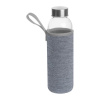 Sklenená fľaša (500 ml) v obale , Black Farba: Grey