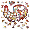 IZMAEL Drevené Rooster/L 252 dielov
