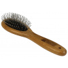 Bamboo Groom kartáč s nerezovými hroty střední