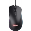Trust GXT924 YBAR+/Herní/Optická/Pro praváky/25 600 DPI/Drátová USB/Černá