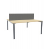Nowy Styl Dvojitý písací stôl s prepážkou SQart 2U I-Leg RC