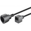 PREMIUMCORD Prodlužovací přívod 230V s EURO konektorem C14 (IEC connection) , 20cm ppu1-01