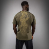 Pánské tričko Venum Serpenti - Khaki/Bronze/Ivory Velikost: M