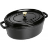 Staub Hrniec oválny 33 cm 6,7 l čierny