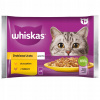 Whiskas Cat hydinový výber Kuracie Kačacie Morčacie v želé 4 x 85 g