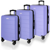 AVANCEA Sada cestovných kufrov DE2966 Light purple SML 39l, 69l, 102l