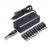 Connect IT Notebook Power univerzálny napájací adaptér pre notebooky 90 W - 12 konektorov - čierna